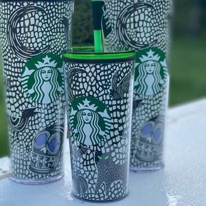 12oz Halloween glow in the dark tumbler